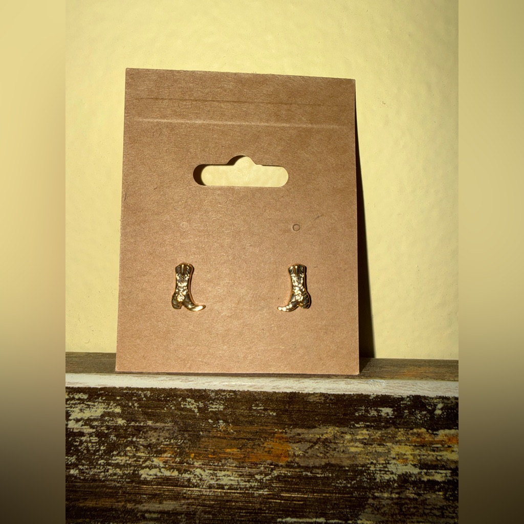 Womens Cowgirl Boots Earings 6$